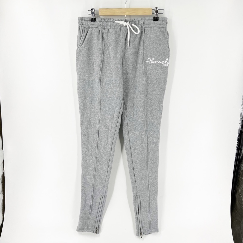 ✅ PANACHE GREY ZIP ANKLE‎ JOGGER WITH POCKETS SIZE MEDIUM
